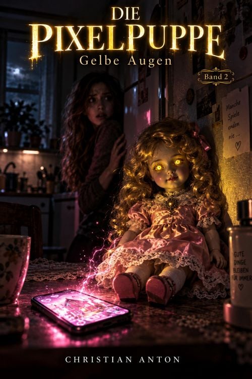 Produktbild: SERIE 2:Die Pixelpuppe  Gelbe Augen