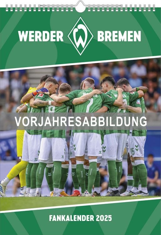 Produktbild: Werder Bremen 2026 - A3-Kalender - Fußball-Kalender - Fan-Kalender - 29,7x42 - Sport