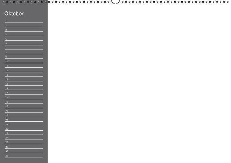 Produktbild: Bastelkalender mit Planerfunktion / F&uuml;r Schwarz - Wei&szlig; - Seher (Wandkalender immerw&auml;hrend DIN A2 quer)