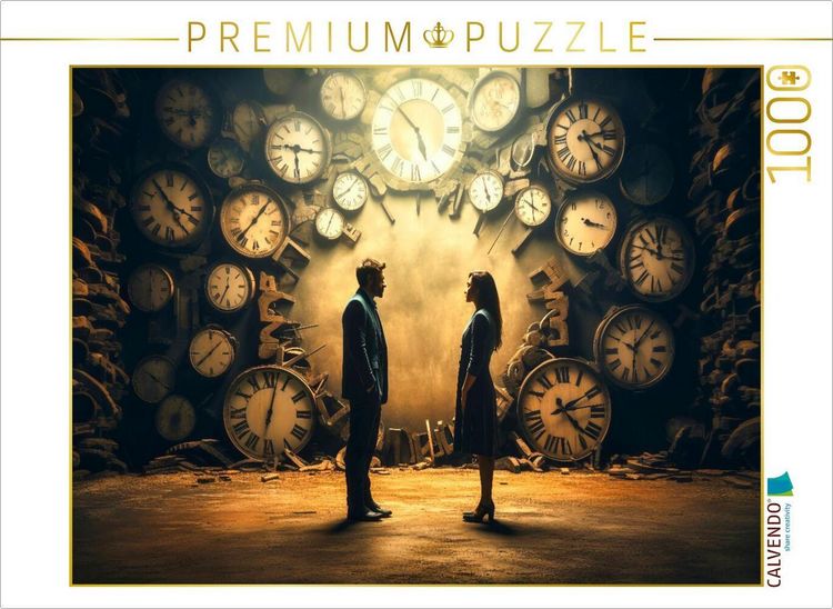 Produktbild: CALVENDO Puzzle Die Zeit | 1000 Teile Lege-Gr&ouml;&szlig;e 64x48cm Foto-Puzzle f&uuml;r gl&uuml;ckliche Stunden