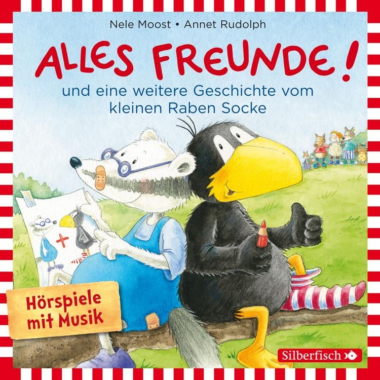 Produktbild: Alles Freunde!, Alles wieder gut! (Der kleine Rabe Socke) (H&ouml;rspiel)