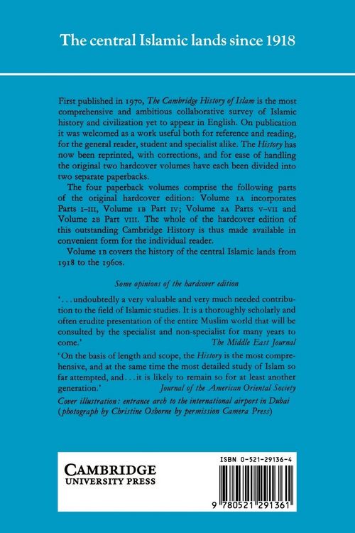 Produktbild: The Cambridge History of Islam