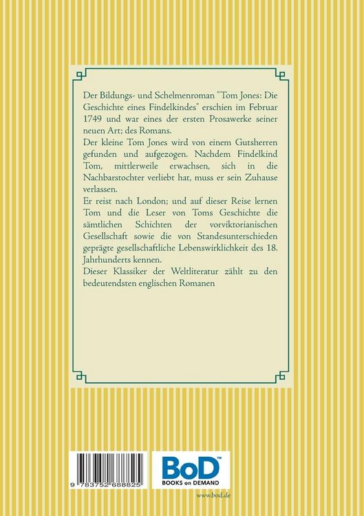 Produktbild: Tom Jones - Die Geschichte eines Findelkindes