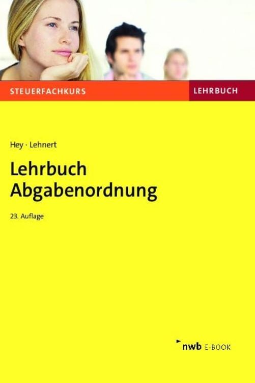 Produktbild: Lehrbuch Abgabenordnung
