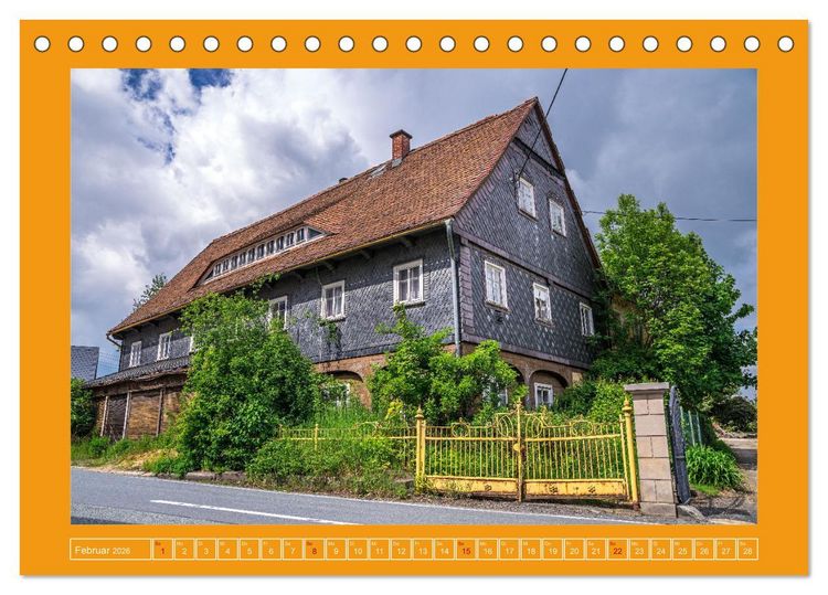 Produktbild: Umgebindeh&auml;user in der sch&ouml;nen Oberlausitz (Tischkalender 2026 DIN A5 quer), CALVENDO Monatskalender