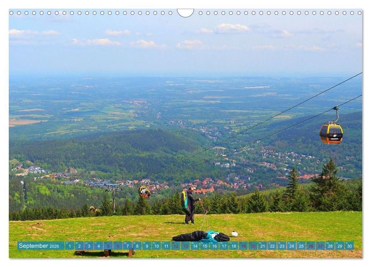 Produktbild: Bad Flinsberg und Umgebung (Wandkalender 2026 DIN A3 quer), CALVENDO Monatskalender