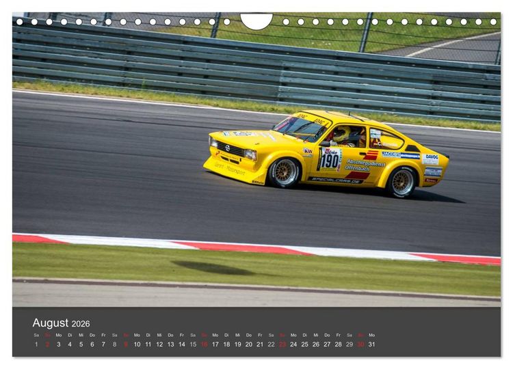 Produktbild: Youngtimer Racing Cars (Wandkalender 2026 DIN A4 quer), CALVENDO Monatskalender