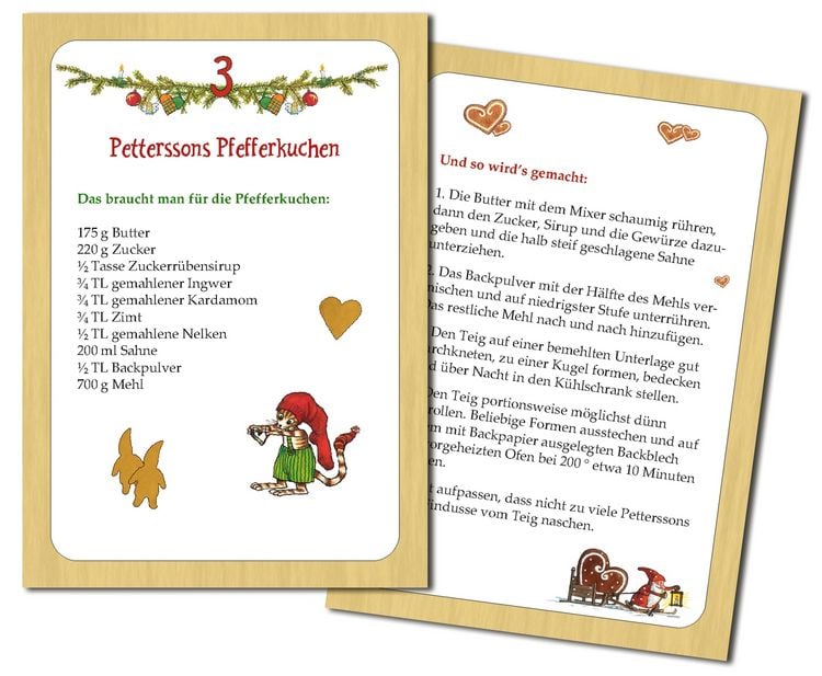 Produktbild: Pettersson und Findus feiern Weihnachten. Adventskalender