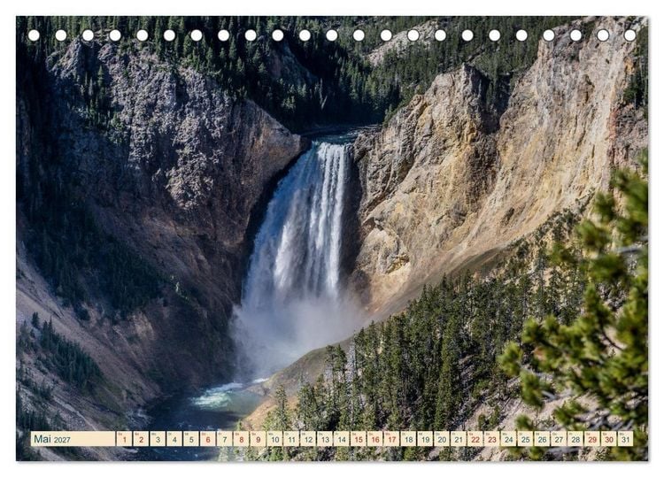 Produktbild: Wyoming, South Dakota Colorado (Tischkalender 2027 DIN A5 quer), CALVENDO Monatskalender