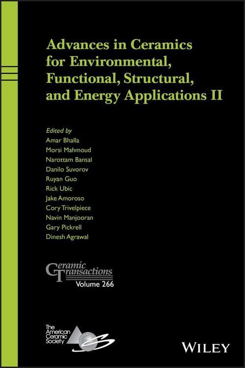Produktbild: Advances in Ceramics for Environmental, Functional, Structural, and Energy Applications II