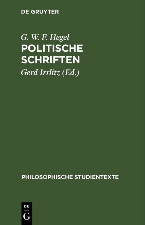 Produktbild: Politische Schriften