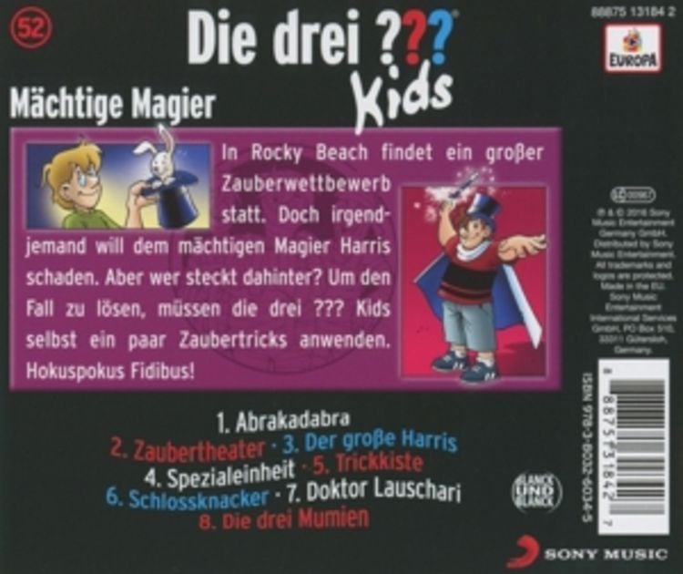 Produktbild: Die drei ??? Kids (52) Mächtige Magier 