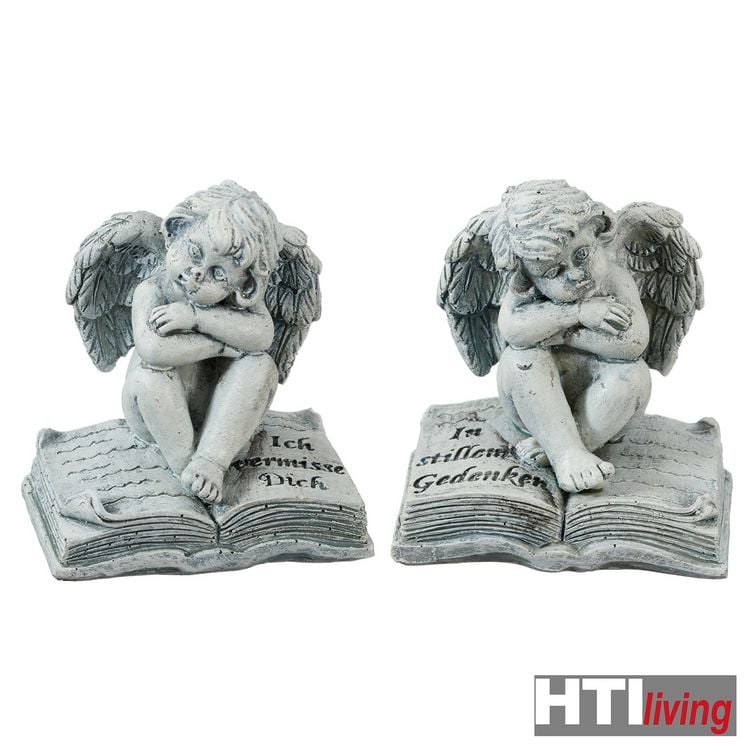 Produktbild: HTI-Living Mini grauer Grabengel, 2/s, ca. 6,5cmH Mini grauer Grabengel, 2/s, ca. 6,5cmH