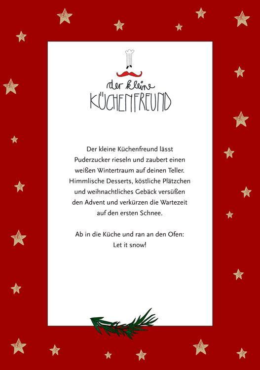 Produktbild: Der kl. K&uuml;chenfreund: Manche m&ouml;gen's wei&szlig; (Weihnachten)