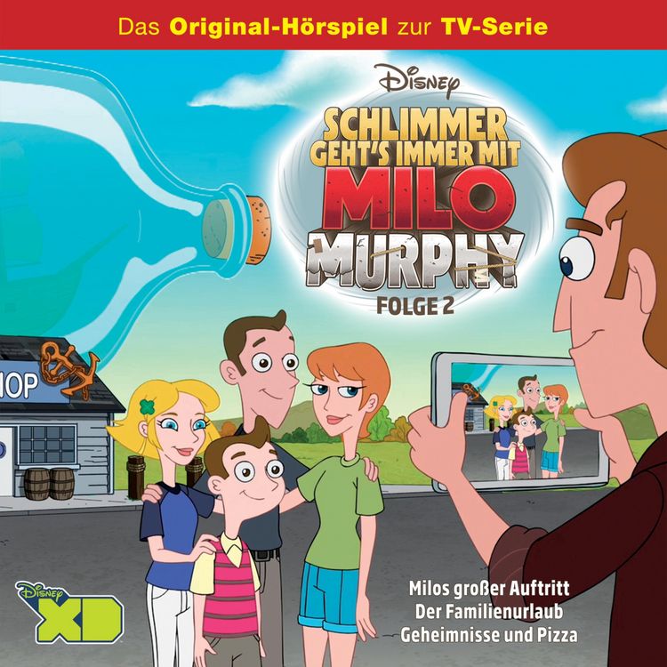 Produktbild: 02: Milos gro&szlig;er Auftritt / Der Familienurlaub / Geheimnisse und Pizza (H&ouml;rspiel zur Disney TV-Serie)