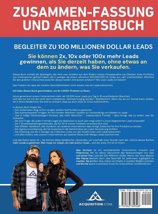 Produktbild: 100 Millionen Dollar Leads Zusammen-fassung und Arbeitsbuch