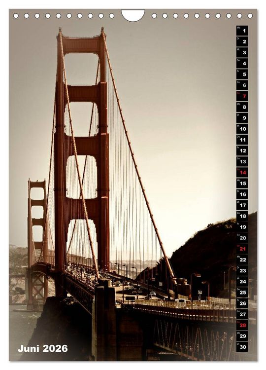 Produktbild: Herrliches Reiseziel... SAN FRANCISCO (Wandkalender 2026 DIN A4 hoch), CALVENDO Monatskalender