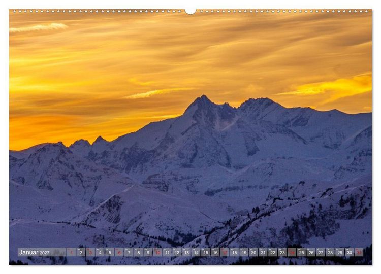 Produktbild: Majest&auml;t Gro&szlig;glockner (Wandkalender 2027 DIN A2 quer), CALVENDO Monatskalender
