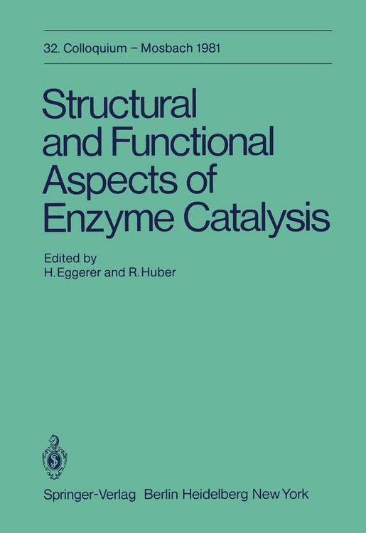 Produktbild: Structural and Functional Aspects of Enzyme Catalysis