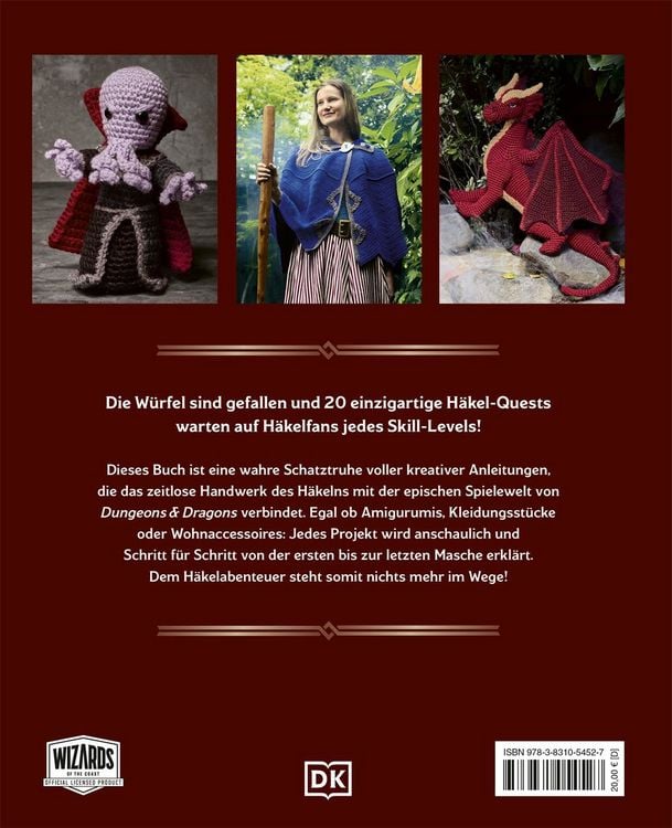 Produktbild: Das offizielle Dungeons & Dragons H&auml;kelbuch