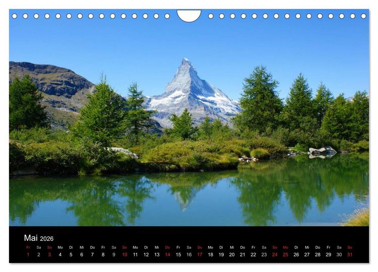 Produktbild: Faszination Matterhorn (Wandkalender 2026 DIN A4 quer), CALVENDO Monatskalender