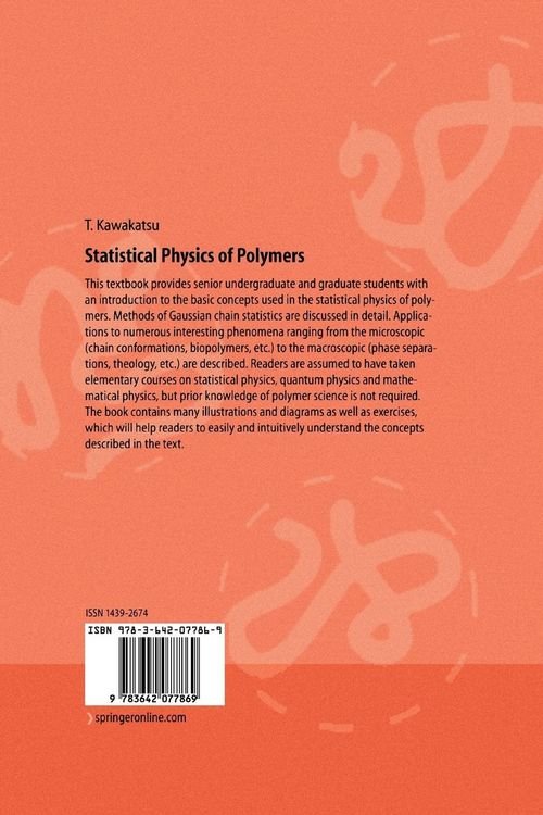 Produktbild: Statistical Physics of Polymers