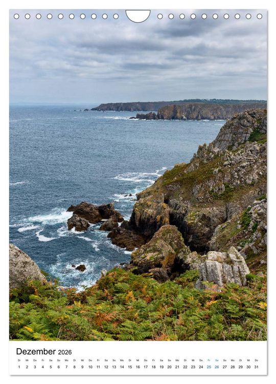 Produktbild: Du sch&ouml;ne Bretagne (Wandkalender 2026 DIN A4 hoch), CALVENDO Monatskalender