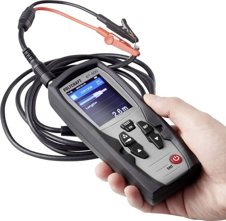 Produktbild: VOLTCRAFT Kabeltester VC-9199620 KT-600 Netzwerk