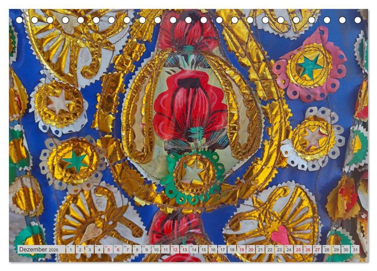 Produktbild: Farbenfrohes Bangladesch (Tischkalender 2026 DIN A5 quer), CALVENDO Monatskalender