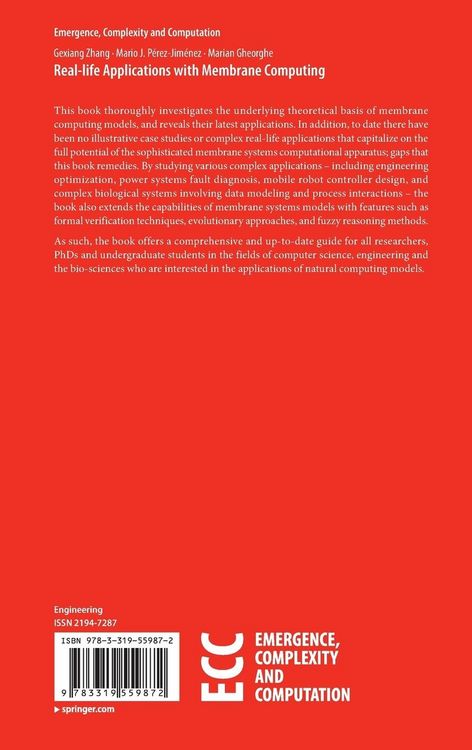 Produktbild: Real-life Applications with Membrane Computing