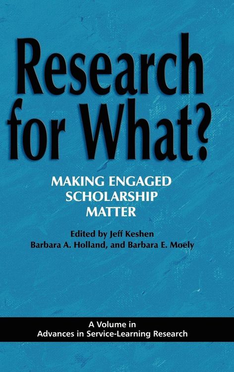 Produktbild: Research for What? Making Engaged Scholarship Matter (Hc)