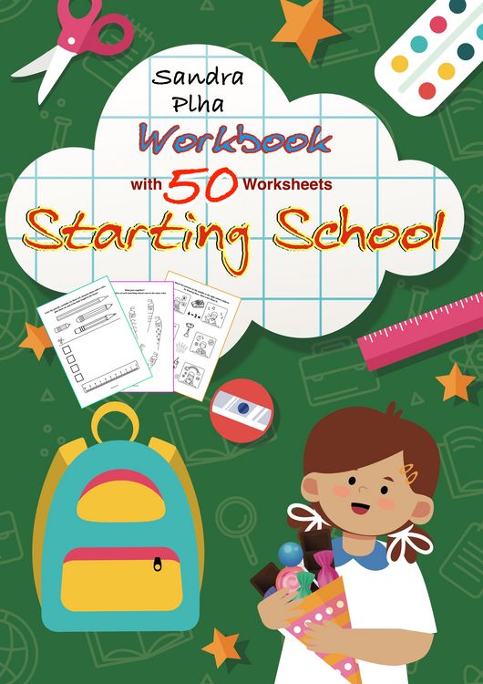 Produktbild: Workbook Starting School with 50 Worksheets