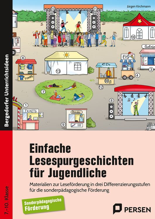 Produktbild: Einfache Lesespurgeschichten f&uuml;r Jugendliche