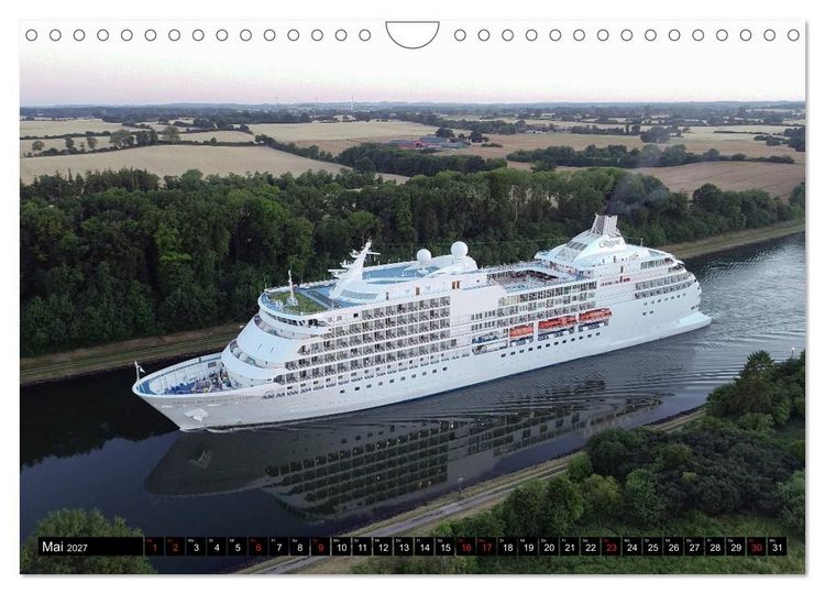 Produktbild: 100 Meter &uuml;ber Grund - Am Nord-Ostsee-Kanal (Wandkalender 2027 DIN A4 quer), CALVENDO Monatskalender