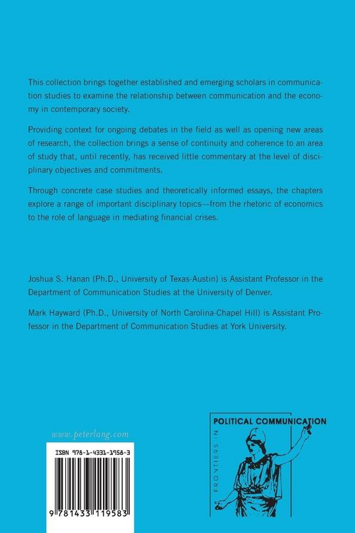 Produktbild: Communication and the Economy