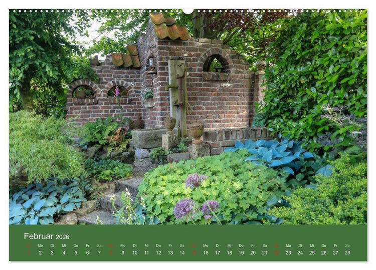 Produktbild: G&auml;rten in Westfalen &ouml;ffnen ihre Pforten (hochwertiger Premium Wandkalender 2026 DIN A2 quer), Kunstdruck in Hochglanz