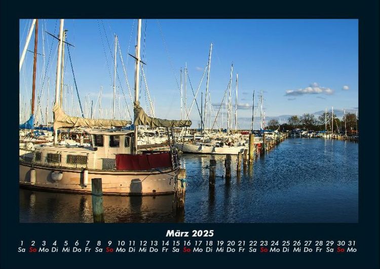 Produktbild: Segelschiffe und Boote 2025 Fotokalender DIN A4