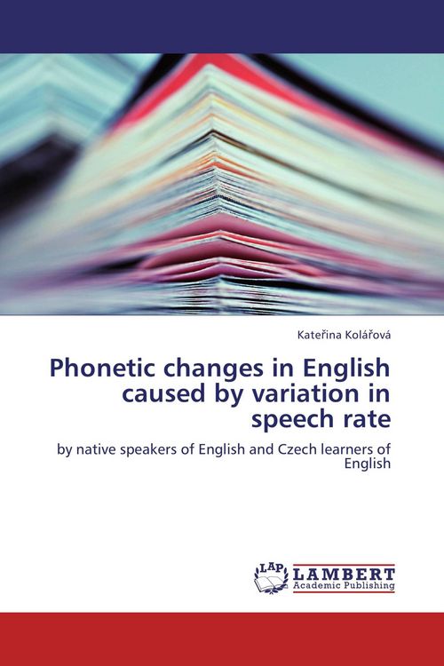 Produktbild: Phonetic changes in English caused by variation in speech rate