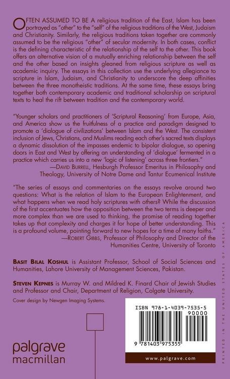 Produktbild: Scripture, Reason, and the Contemporary Islam-West Encounter