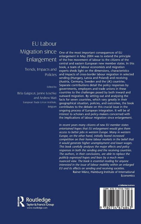 Produktbild: EU Labour Migration since Enlargement