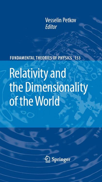 Produktbild: Relativity and the Dimensionality of the World