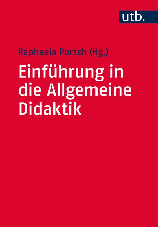 Produktbild: Einf&uuml;hrung in die Allgemeine Didaktik
