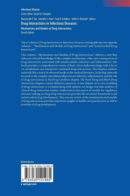Produktbild: Drug Interactions in Infectious Diseases: Mechanisms and Models of Drug Interactions