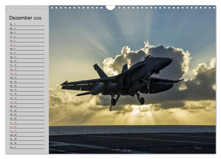 Produktbild: Faszination Kampfflugzeuge (Wandkalender 2026 DIN A3 quer), CALVENDO Monatskalender