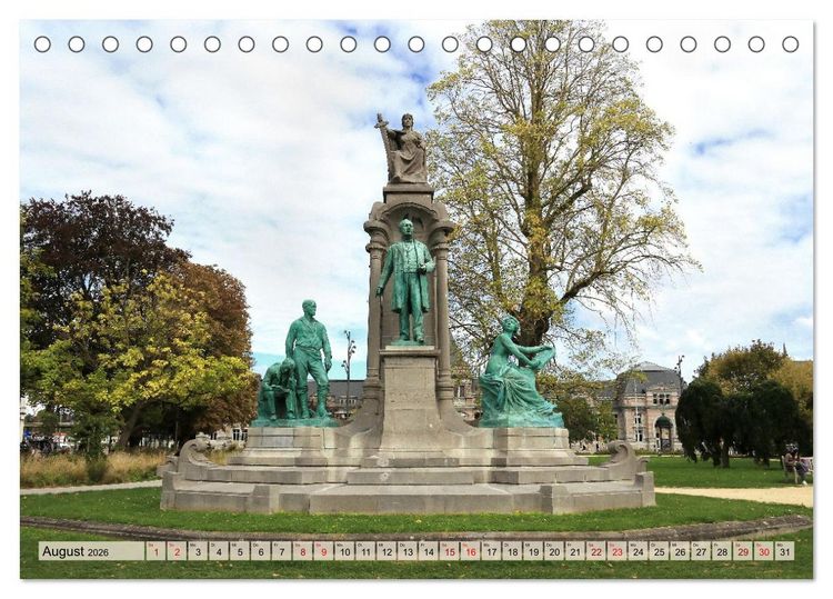 Produktbild: Tournai - Malerisches Belgien (Tischkalender 2026 DIN A5 quer), CALVENDO Monatskalender