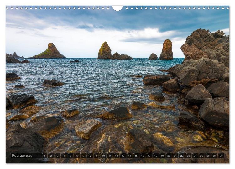 Produktbild: Sizilien &ndash; Landschaft und Architektur (Wandkalender 2026 DIN A3 quer), CALVENDO Monatskalender