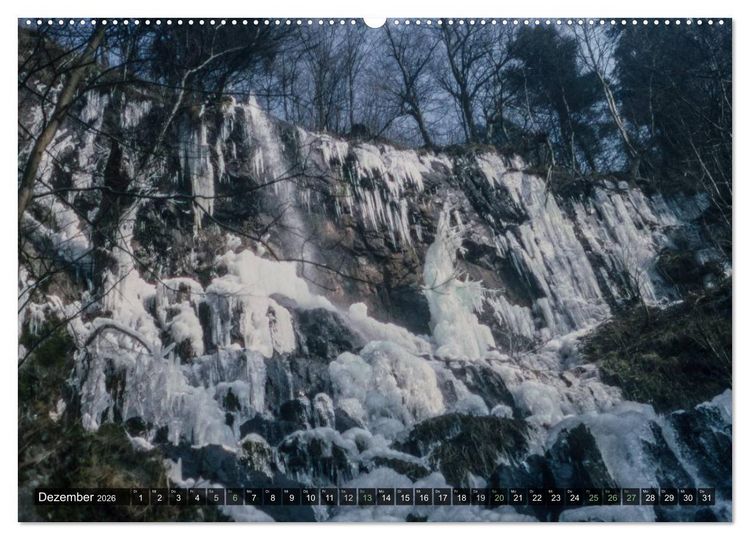 Produktbild: Wasserf&auml;lle der Welt 2026 (Wandkalender 2026 DIN A2 quer), CALVENDO Monatskalender