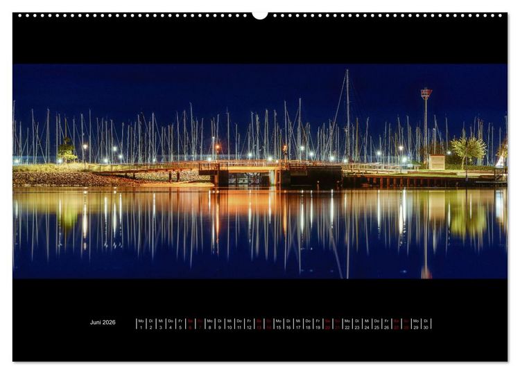 Produktbild: Ostholstein - Land und Wasser zwischen Sonnenauf- und Sonnenuntergang (hochwertiger Premium Wandkalender 2026 DIN A2 quer), Kunstdruck in Hochglanz