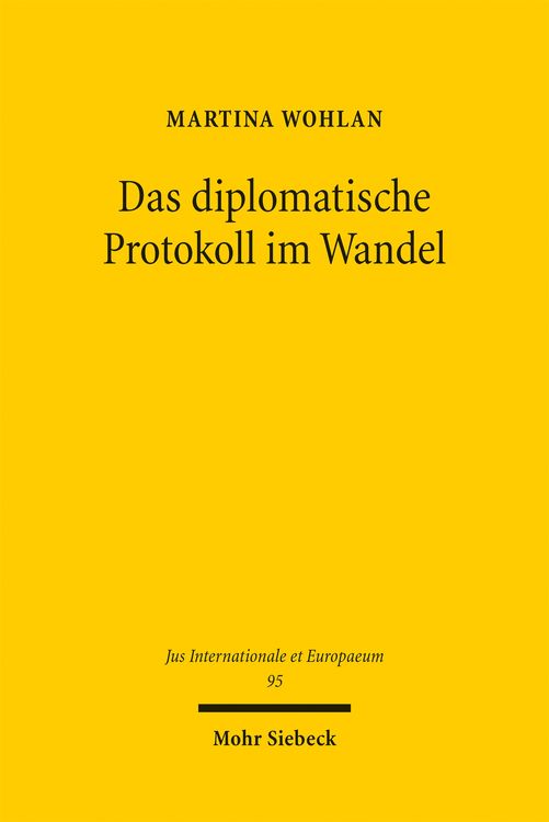 Produktbild: Das diplomatische Protokoll im Wandel