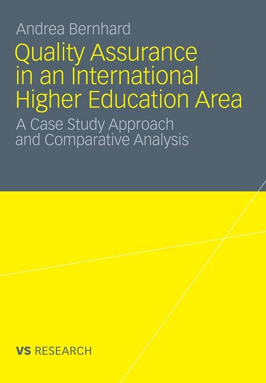 Produktbild: Quality Assurance in an International Higher Education Area
